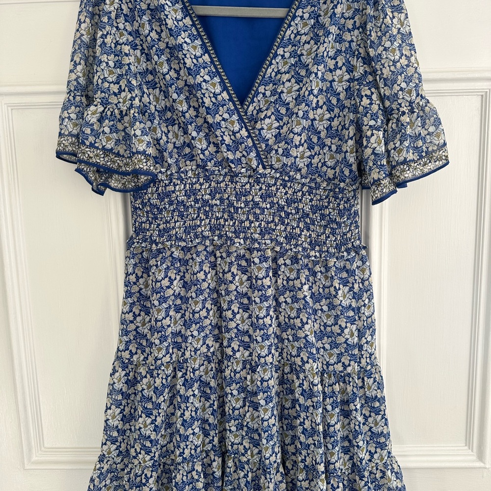 Floral Blue Dress